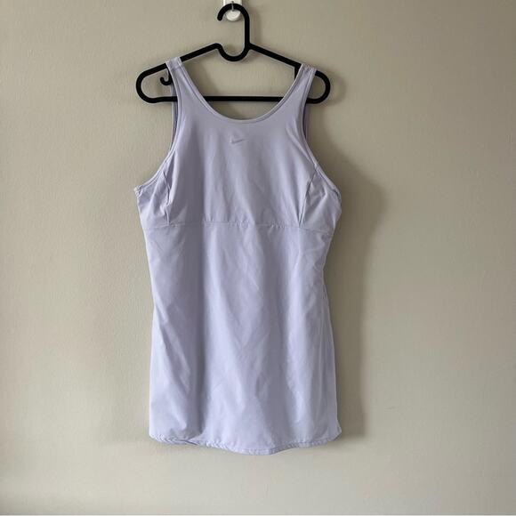 NWT Nike Purple Athleisure Tank Dress Women’s Size Large Tennis Golf Athleisure - Picture 3 of 12